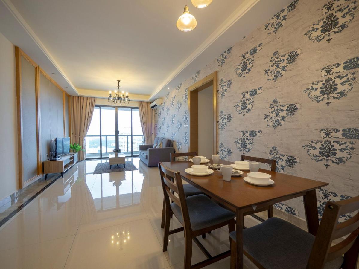 Apartamento Netflix Smarttv Cityseaview & Highfloor At R&F Mall Johor Bahru Exterior foto